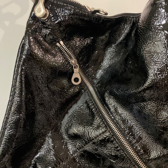 Black patent leather purse - Picture 2 of 4